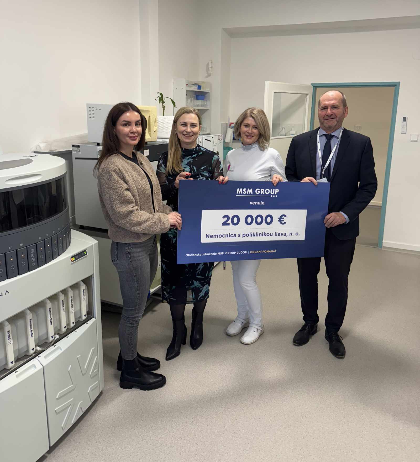 firma msm group darovala